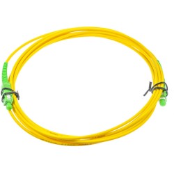 PATCHCORD ŚWIATŁOWODOWY SM 3M SIMPLEX 9/125, SC/APC-SC/APC 3MM