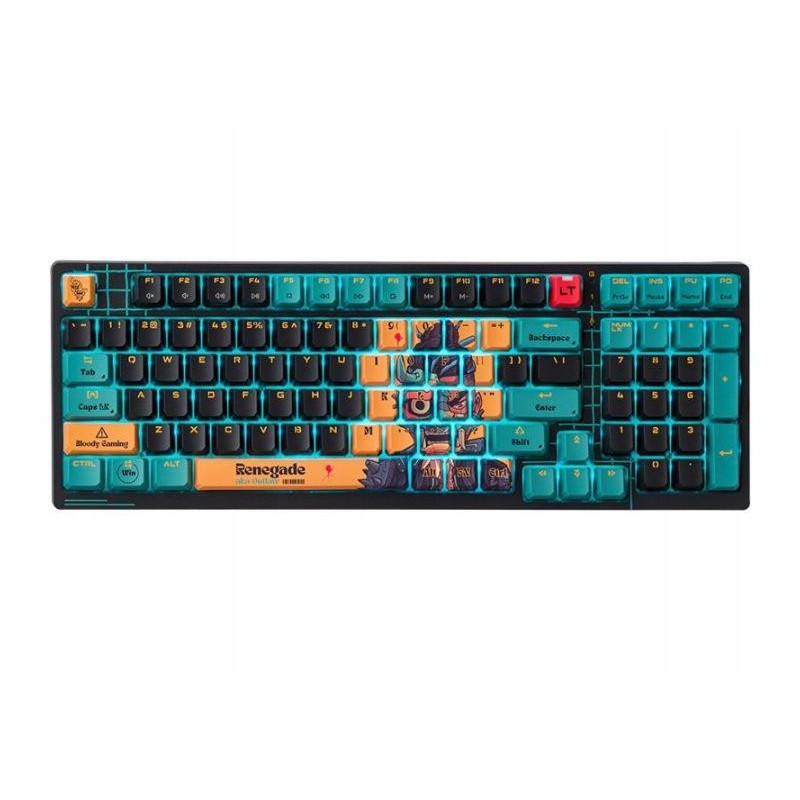 Klawiatura mechaniczna A4TECH BLOODY AT98 RENEGADE USB (Alpha Switches)