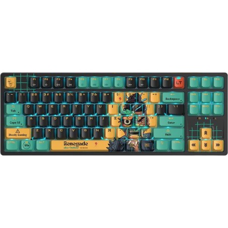 Klawiatura mechaniczna A4TECH BLOODY AT87 RENEGADE USB (Alpha Switches)