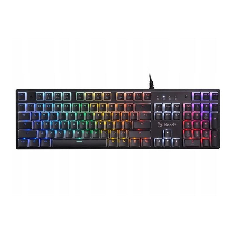 Klawiatura mechaniczna A4TECH BLOODY S520N Pudding Black (BLMS Blue Switch)