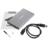 Zewnętrzna obudowa dysku Natec Rhino GO SATA 2,5" szary