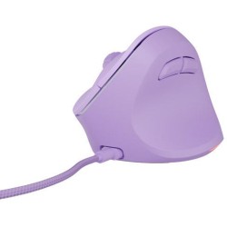 Mysz wertykalna Natec Crake 2 Pro 12800DPI lawendowy