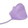Mysz wertykalna Natec Crake 2 Pro 12800DPI lawendowy