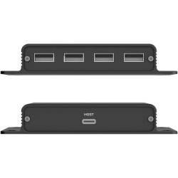 Unitek Przedłużacz USB-C na 4× USB-A przez Ethernet, zasięg do 150 m 480Mbps