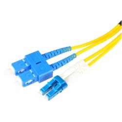 PATCHCORD ŚWIATŁOWODOWY SM SC/UPC-LC/UPC DUPLEX 2m