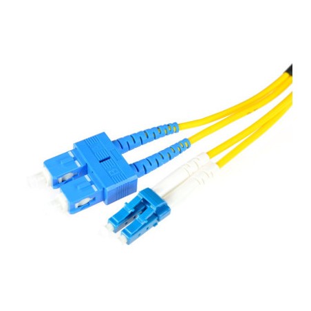 PATCHCORD ŚWIATŁOWODOWY SM SC/UPC-LC/UPC DUPLEX 2m