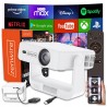 Mini Projektor Przenośny Rzutnik Android 14 WiFi 360 Full HD 4K do Telefonu Zenwire IMC260