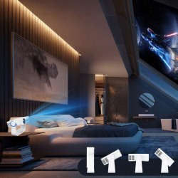 Mini Projektor Przenośny Rzutnik Android 14 WiFi 360 Full HD 4K do Telefonu Zenwire IMC260