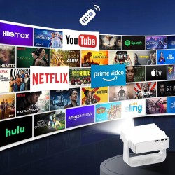 Mini Projektor Przenośny Rzutnik Android 14 WiFi 360 Full HD 4K do Telefonu Zenwire IMC260