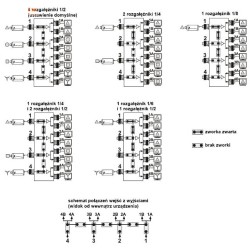 ROZGAŁĘŹNIK WIDEO RV-4/8PR