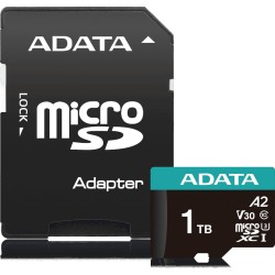 Adata Karta pamięci microSD Premier Pro 1TB UHS1 U3 V30 100/85 MB/s + adapter