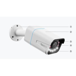 Kamera IP Reolink P430 POE 8MP 5x zoom biała