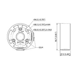 ADAPTER DAHUA PFA13A-E-BLACK