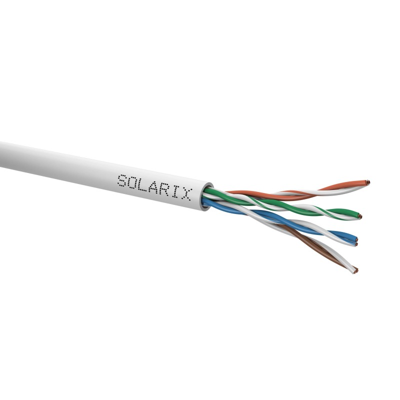 KABEL SKRĘTKA SOLARIX CAT.5E U/UTP PVC karton 305m