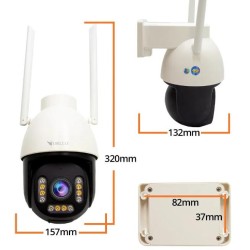 Kamera IP Orllo zewnętrzna obrotowa zoom x10 4MPx ORLLO Z9 ULTRA