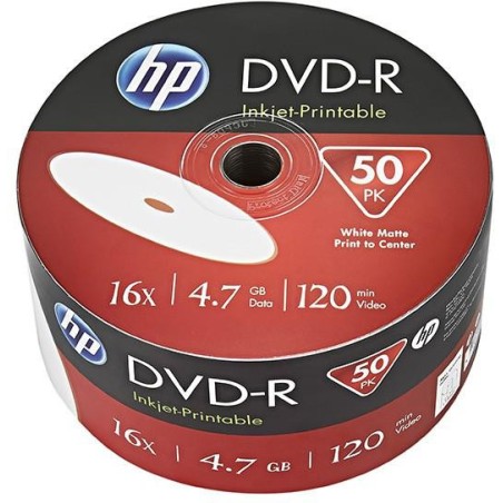 Płyty DVD-R Verbatim HP Inkjet-Printable (50szt)