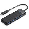Hub USB-C Orico 4-porty USB-A 3.0 5Gbps czarny