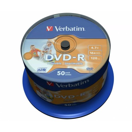 Płyty DVD-R Verbatim AZO Printable (50szt)