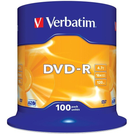 Płyty DVD-R Verbatim AZO (100szt)