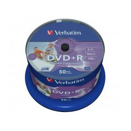Płyty DVD+R Verbatim AZO Printable (50szt)