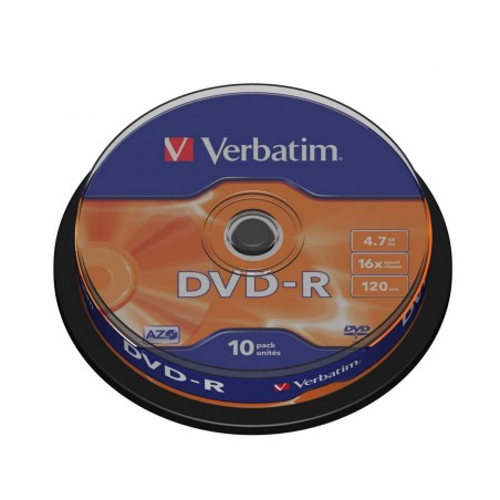 Płyty DVD-R Verbatim AZO (10szt)