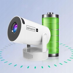 Mini Projektor Android Wifi Rzutnik Full HD Bluetooth z Baterią Zenwire K400