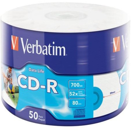 Płyty CD-R Verbatim Extra Protection Printable (50szt)