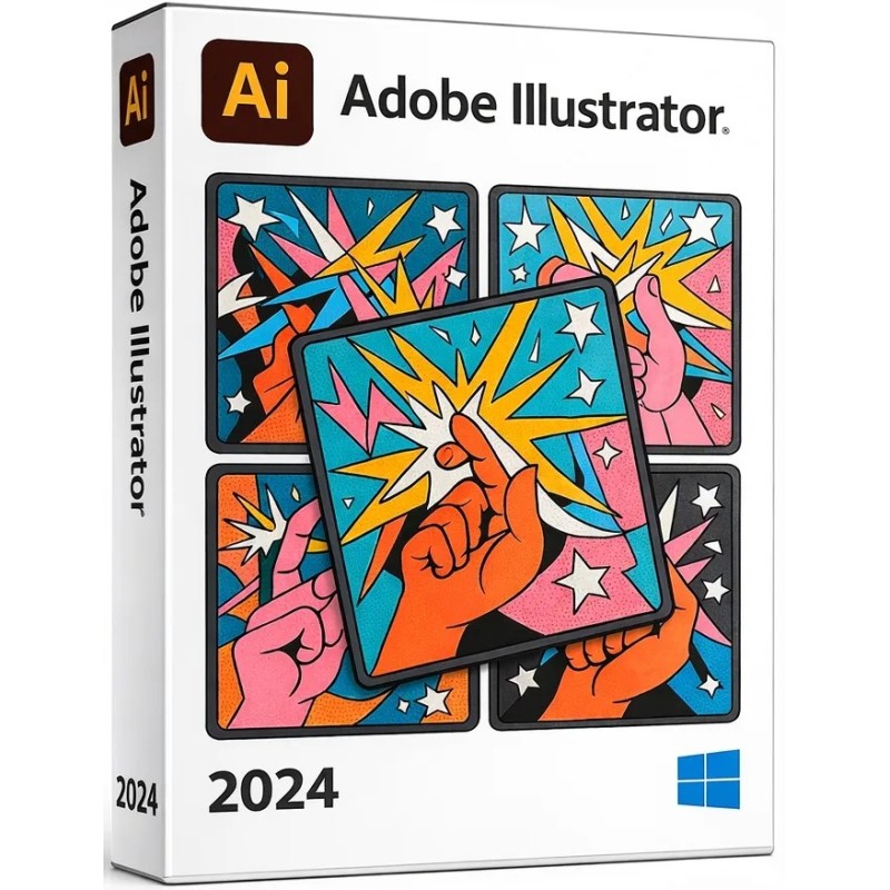 Illustrator 2024 - Licencja Wieczysta - MegaIT
