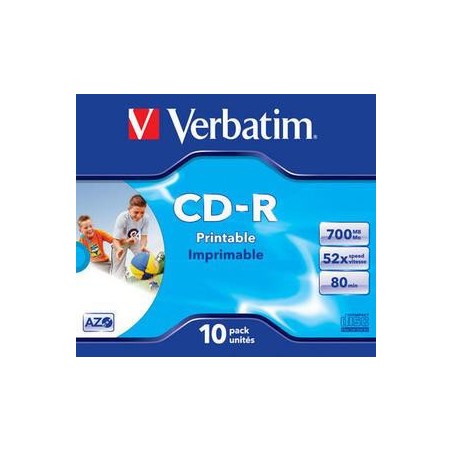 Płyty CD-R Verbatim Data Life Plus JC (10szt)