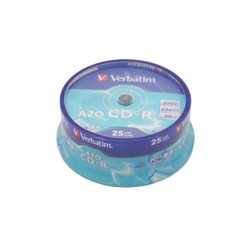 Płyta CD-R Verbatim Spin AZO cake (25szt)