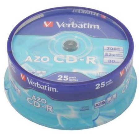 Płyta CD-R Verbatim Spin AZO cake (25szt)
