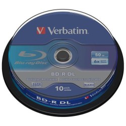 Płyty Blu-Ray Verbatim BD-R DL 50GB Cake (10szt.)
