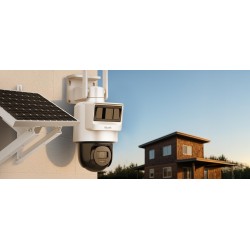 Kamera IP Hilook PTZ-N2C400I-K/4G/C05S10 2.8mm z panelem solarnym LTE/4G 4MP