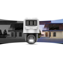 Kamera IP Hilook PTZ-N2C400I-K/4G/C05S10 2.8mm z panelem solarnym LTE/4G 4MP