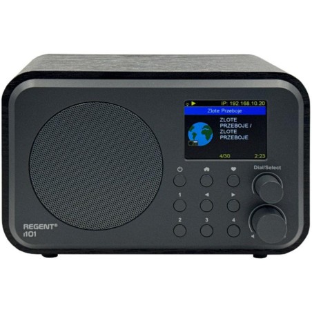 Radio internetowe Ferguson Regent i101 | DAB+ | FM RDS / Akumulator 2000 mAh (Czarne)