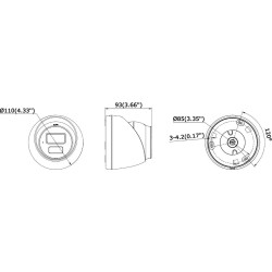 Kamera IP Hikvision DS-2CD1327G2H-LIUF/SL 2.8mm PL