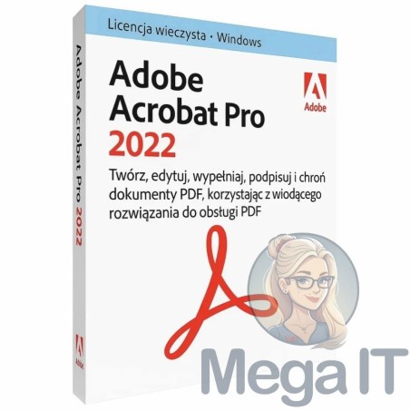 Acrobat Pro 2022 -  Licencja Wieczysta - MegaIT