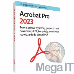 Acrobat Pro 2023 - Licencja Wieczysta - MegaIT