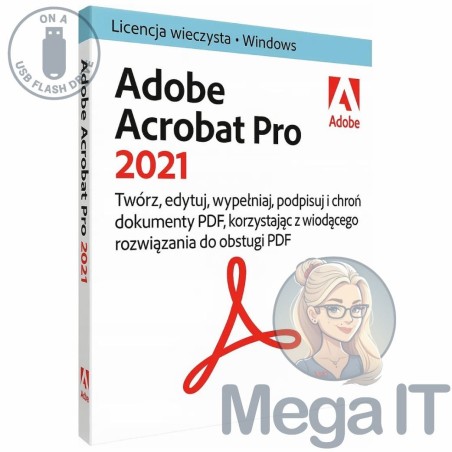Acrobat Pro 2021 - Licencja Wieczysta - MegaIT