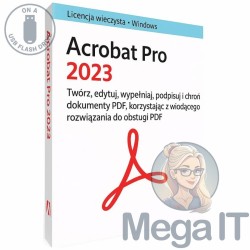 Acrobat Pro 2023 - Licencja Wieczysta - MegaIT