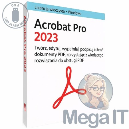 Acrobat Pro 2023 - Licencja Wieczysta - MegaIT