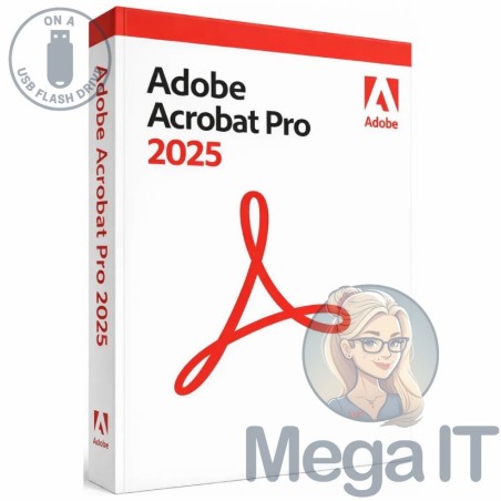 Acrobat Pro 2025 - Licencja Wieczysta - MegaIT