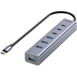 Unitek Aktywny Hub USB-C 3x USB-C 10Gbps 4x USB-A