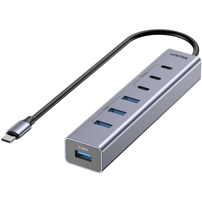 Unitek Aktywny Hub USB-C 3x USB-C 10Gbps 4x USB-A