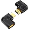 Unitek Adapter kątowy płaski 8K HDMI 90 i 270 stopni