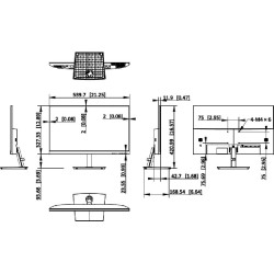 Monitor Hikvision DS-D5224F2-1V1S/B