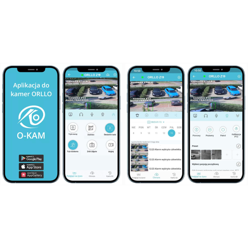 Kamera IP Orllo Z19 dual obrotowa zewnętrzna Wi-Fi 2Mpx