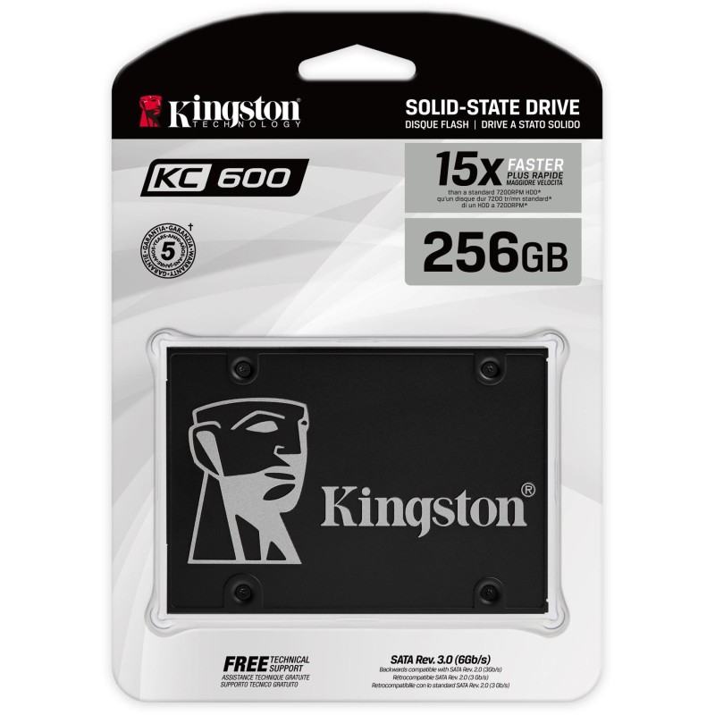 DYSK SSD KINGSTON KC600 256GB SATA 550/500 MB/s