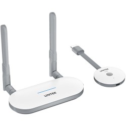 Unitek Bezprzewodowy nadajnik i odbiornik HDMI zasięg do 50m, biały