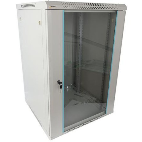 Szafa RACK Pulsar 18U / 19” wisząca do złożenia 600x600 szara